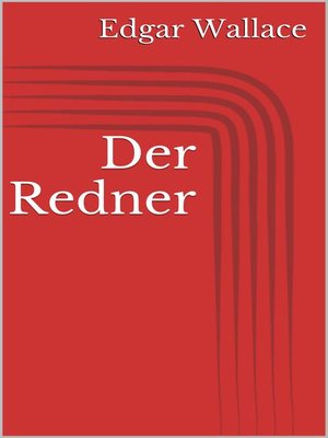 cover image of Der Redner